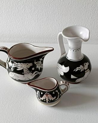 3 ceramiche Siena/Deruta anni 60