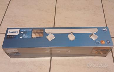 Faretti Plafoniera LED 3 Spot Bianco Dimmerabile