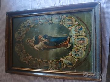 quadri rappresenta il signore e la Madonna 