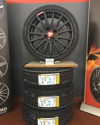 KIT CERCHI IN LEGA E GOMME 500 ABARTH DA 17 POLLIC