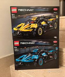 Lego Technic Bugatti blu+gialla
