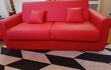 Divano letto matrimoniale Made in Italy+materasso