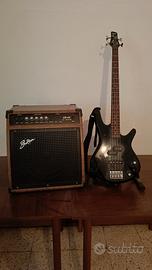 Basso Ibanez soundgear + amplificatore Bolton gb60