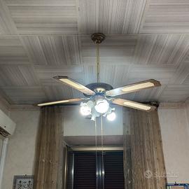 Ventilatore a soffitto a doppia rotazione