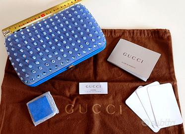Gucci Broadway borsetta scamosciata con cristalli