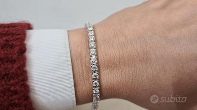 BraccialeTennis Diamanti 4,80 Ct NUOVO in Oro18 kt