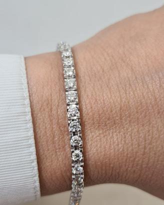 BraccialeTennis Diamanti 4,80 Ct NUOVO in Oro18 kt