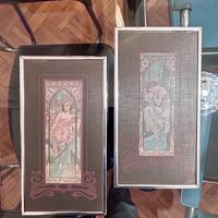 Due quadretti ingles vintage, molto famosi anni 70