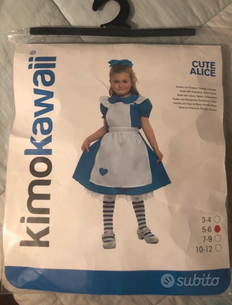 Costume di carnevale Alice nel paese delle meraviglie bambina da 4 a 6 anni