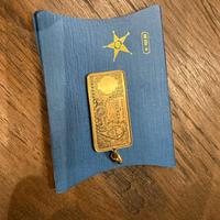 Ciondolo banconota 100000 lire oro giallo 18kt