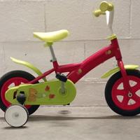 bicicletta bambino misura 14 con rotelle 