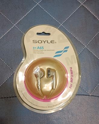 Cuffiette per lettori MP3, radio, lettori CD 