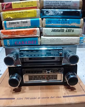 Autoradio anni '70 Stereo 8 con cassette