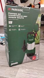 Pompa ad immersione per acque scure parkside 1100W