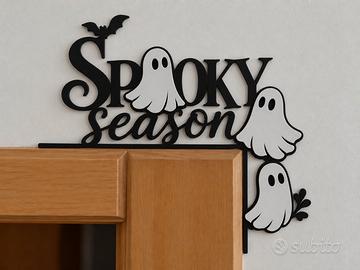 Addobbo porta Halloween 
