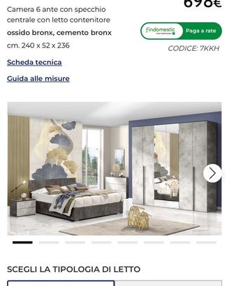 Camera Completa Nuova