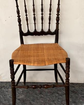 Antica sedia Chiavarina ligure fine ‘800