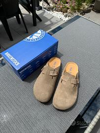 Birkenstock Boston Taupe Suede Taglia 43