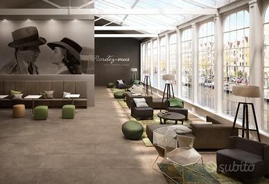 Gres porcellanato 120X120 effetto cemento