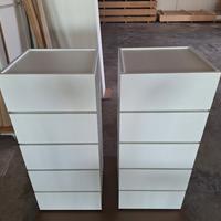 settimini bianchi nuovi di fabbrica