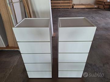 settimini bianchi nuovi di fabbrica