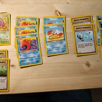 lotto carte Pokemon Fossil prima edizione 1ed
