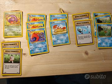 lotto carte Pokemon Fossil prima edizione 1ed