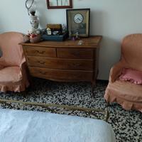 arredamento camera matrimoniale e soggiorno 