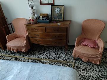 arredamento camera matrimoniale e soggiorno 