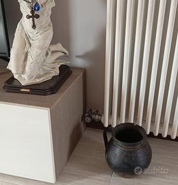 Vaso in terracotta vintage artigianale 