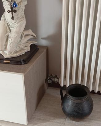 Vaso in terracotta vintage artigianale 