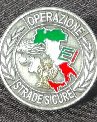 strade sicure distintivo PIN  spilla esercito 