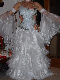 Vestito balli Standard Bianco
