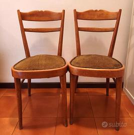 Coppia di Sedie Vintage anni '50/'60