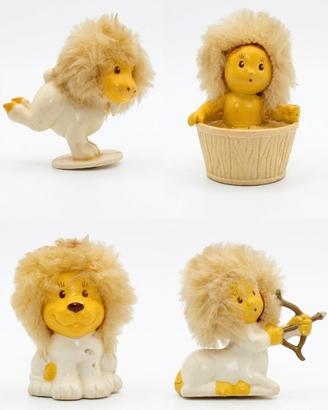 Lotto 4 Figurini Vintage Segni Zodiacali Oroscopo 