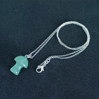 Collanina con funghetto in pietra Aventurine