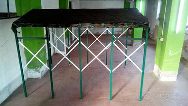 gazebo allungabile su guide 3x4