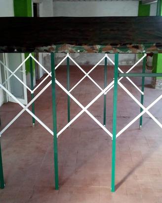 gazebo allungabile su guide 3x4