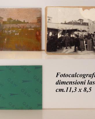 Vecchia lastra matrice fotocalcografia 13