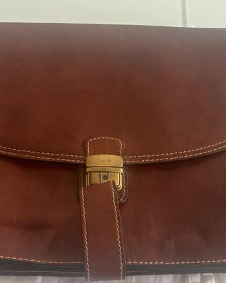 Borsa pelle vintage nuova