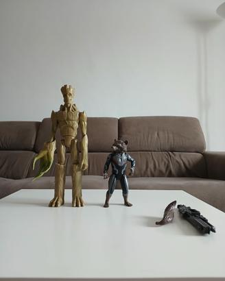 Action figure  Groot e Rocket