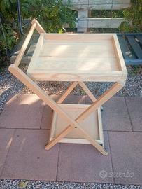 Carrello 2 vassoi richiudibile 