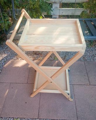 Carrello 2 vassoi richiudibile 