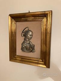 Quadro in bassorilievo madonna