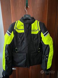 Giacca moto donna Clover taglia S - Fluo tecnica