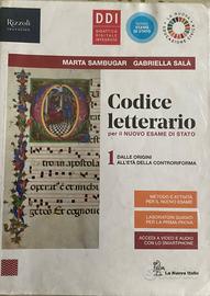 CODICE LETTERARIO 1 dalle origini all’età della….