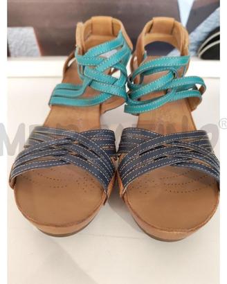 SANDALI DONNA CLARKS AZZURRI BLU