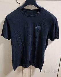 T-shirt Mont Blanc Valley Uomo Nera 100% Cotone L