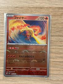 Moltres 146/165 pokeball reverse holo pokemon