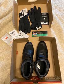 Completo moto antipioggia guanti scarpe giacca